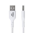 StarTech.com Cavo di Ricarica USB-A a USB-C da 2m - Cavetto di Carica Rapida USB-A a Type-C da 3A, Cavo Dati USB 2.0 rivestito in TPE - M/M - Bianco