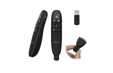 StarTech.com Mando a Distancia para Presentaciones Inalámbrico con Puntero Láser Verde - 27m