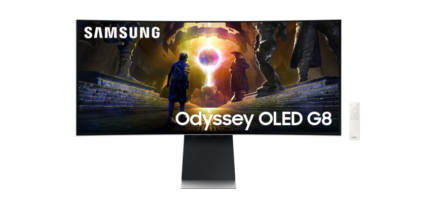 Samsung G85SD écran plat de PC 86,4 cm (34") 3440 x 1440 pixels UltraWide Quad HD OLED Argent