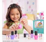 Barbie Mini BarbieLand Fashionistas Dolls, 1.5-inch Dolls in “Nail Polish” Container, Surprise Reveal (Styles May Vary)