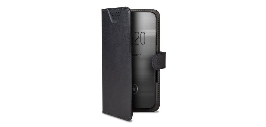 Celly Wally One XXXL mobile phone case 15.2 cm (6") Flip case Black