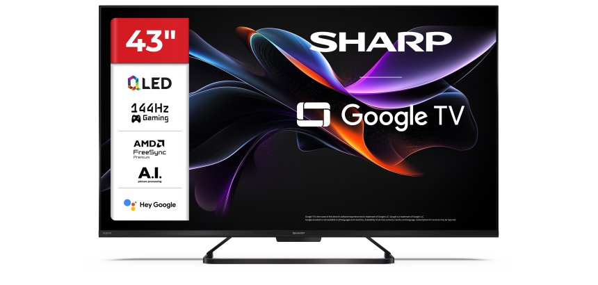 Sharp 43HR7265E TV 109.2 cm (43") 4K Ultra HD Wi-Fi Black