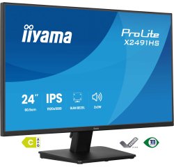 iiyama ProLite X2491HS-B1 écran plat de PC 60,5 cm (23.8") 1920 x 1080 pixels Full HD LCD Noir
