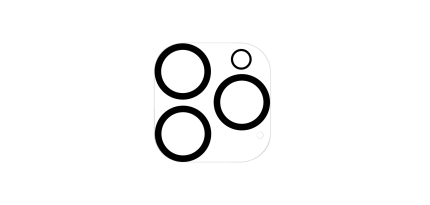 Celly CAMERALENS1025 protezione per lo schermo e il retro dei telefoni cellulari Protezione per obiettivo della fotocamera Apple 1 pz