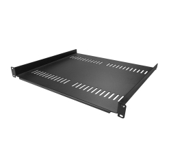 StarTech.com Lot de 2 Étagère 1U pour Rack Serveur, Étagère Cantilever Universelle Ventilée pour Montage en Rack, pour Rack/Armoire 19", Acier Robuste, Capacité de 20kg, Plateau de 40cm de Profondeur