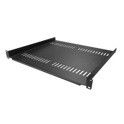 StarTech.com Lot de 2 Étagère 1U pour Rack Serveur, Étagère Cantilever Universelle Ventilée pour Montage en Rack, pour Rack/Armoire 19", Acier Robuste, Capacité de 20kg, Plateau de 40cm de Profondeur