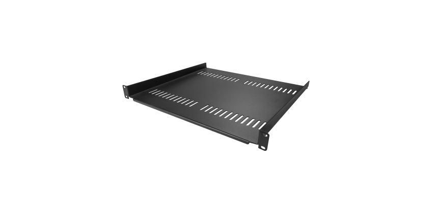 StarTech.com Lot de 2 Étagère 1U pour Rack Serveur, Étagère Cantilever Universelle Ventilée pour Montage en Rack, pour Rack/Armoire 19", Acier Robuste, Capacité de 20kg, Plateau de 40cm de Profondeur