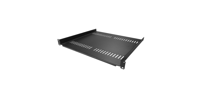 StarTech.com Lot de 2 Étagère 1U pour Rack Serveur, Étagère Cantilever Universelle Ventilée pour Montage en Rack, pour Rack/Armoire 19", Acier Robuste, Capacité de 20kg, Plateau de 40cm de Profondeur