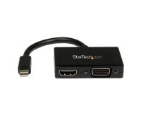 StarTech.com Adaptateur audio / vidéo de voyage - Convertisseur 2-en-1 Mini DisplayPort vers HDMI ou VGA