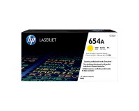 HP 654A - yellow - original - LaserJet - toner cartridge (CF332A)