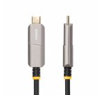 StarTech.com 50ft (15.2m) USB-C to HDMI 2.0 Active Optical Cable (AOC), 4K 60Hz, CL3 Rated, Unidirectional USB Type-C to HDMI Adapter Cable