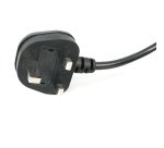 StarTech.com Câble d'Alimentation pour PC Portable de 1m, BS 1363 vers C7, 2.5A 250V, 18AWG, Noir, Cordon de Remplacement, Câble d'Alimentation pour Imprimante, Cordon de Chargeur de PC Portable AC
