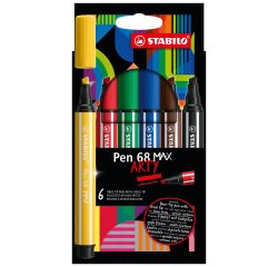 Feutre Pen 68 MAX, étui de 6 ARTY