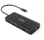 Acer USB Type-C Dongle 12-in-1 Black Avec fil USB 3.2 Gen 1 (3.1 Gen 1) Type-C Noir
