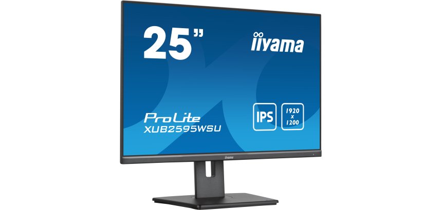 iiyama ProLite XUB2595WSU-B5 PC Flat Screen 63.5 cm (25") 1920 x 1200 pixels WUXGA LED Black