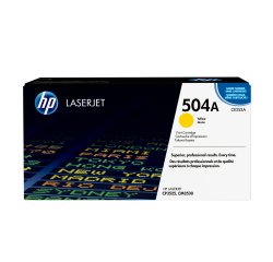 HP 504A toner LaserJet jaune authentique