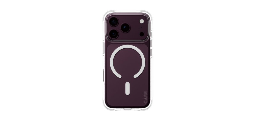 PanzerGlass CARE™ by ® Samba Case Transparent m. Weiß MagSafe iPhone 2026 Pro | 17 Pro Schutzhülle für Mobiltelefone Hülle