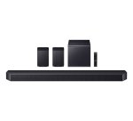 Samsung Soundbar HW-Q990H/XC, Audio 11.1.4 canali, potenza 756W, Active Voice Amplifier Pro, Auto AV Sync, Bluetooth 5.3, Q-Symphony, Wireless Dolby Atmos, 2026