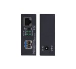 StarTech.com Convertisseur de Média Gigabit Ethernet Cuivre vers Fibre Optique, SM LC, 20 km, 10/100/1000 Mbps, RJ45 vers LC, Entièrement Métallique, Trames Jumbo 9K, Conforme TAA