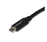 StarTech.com Câble de Charge Rapide USB-C de 2m, Charge et Synchronisation, 100W (5A) PD, USB 2.0, Certifié USB-IF - Cordon de Charge USB C Noir