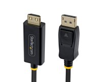 StarTech.com 4.5m DisplayPort to HDMI Adapter Cable with Locking Connectors, 4K 60Hz, HDR, Unidirectional DP to HDMI Video Converter, DP Desktop to HDMI Monitor
