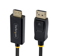 StarTech.com Cable Adaptador DisplayPort a HDMI de 2m con Conectores de Agarre - 4K 60Hz con HDR - Conversor de Vídeo Unidireccional DP a HDMI - Adaptador de Vídeo DisplayPort a HDMI