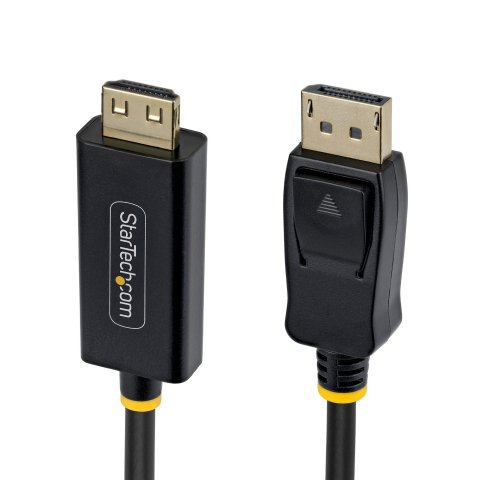 StarTech.com Cable Adaptador DisplayPort a HDMI de 3m con Conectores de Agarre - 4K 60Hz con HDR - Conversor de Vídeo Unidireccional DP a HDMI - Adaptador de Vídeo DisplayPort a HDMI
