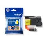 Brother LC521Y Genuine Ink Cartridge - Yellow