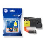 Cartouche Brother LC521 Jaune pour imprimante jet d'encre