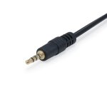 Equip 147943 audio cable 1.5 m 2 x 3.5mm 3.5mm Black
