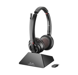 Poly Auriculares Savi 8220 UC con certificación Microsoft Teams DECT 1880-1900 MHz USB-A