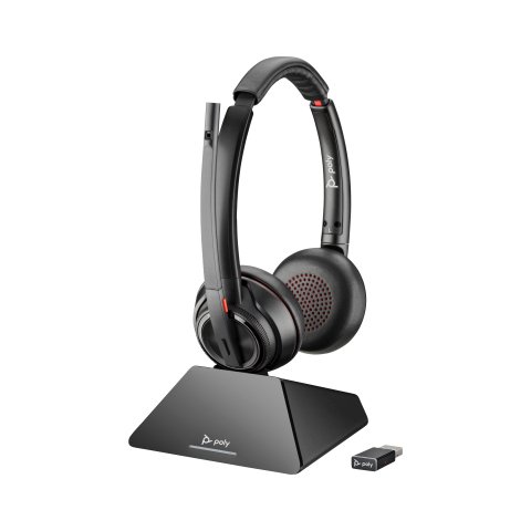 HP Poly Auriculares Poly Savi 8220 UC con certificación Microsoft Teams DECT 1880-1900 MHz USB-A