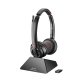 Poly Cuffie Savi 8220 UC DECT 1880-1900 MHz USB-A certificate per Microsoft Teams