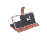 Celly Wally mobile phone case 17.3 cm (6.8") Folio Black, Brown