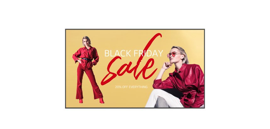 LG 110UM5K Écran plat de signalisation numérique 2,79 m (110") LCD Wifi 500 cd/m² 4K Ultra HD Noir WebOS 16/7