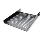 StarTech.com Étagère pour Rack Serveur 2U - Plateau Cantilever Universel Ventilé pour Rack et Armoire d'équipement Réseau 19" - Acier Haute Résistance - Capacité de Poids 23kg - Étagère de 55,8cm de Profondeur