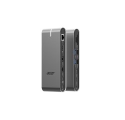 Acer HP.DSCAB.022 replicatore di porte e docking station per laptop Cablato USB 3.2 Gen 1 (3.1 Gen 1) Type-C Argento