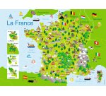 Puzzles carte de france nathan carte de france        illustree 100 pieces