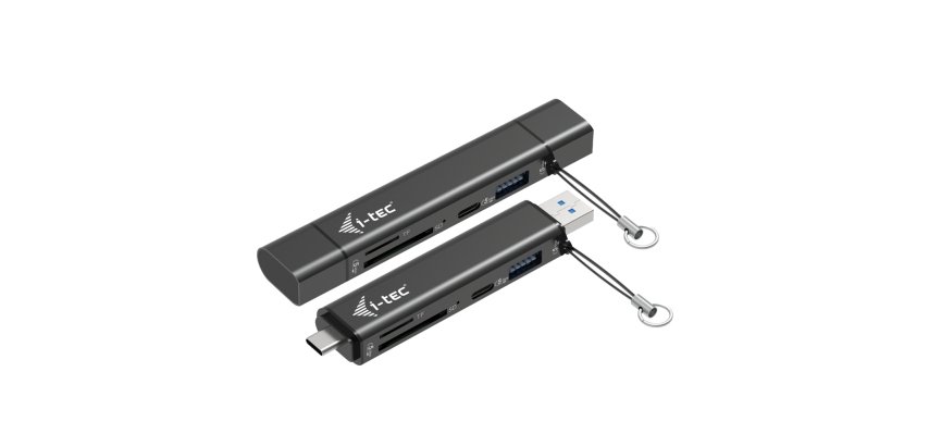 i-tec USB-C/USB-A Dongle SD, TF and 2x USB (1x USB-A, 1x USB-C)