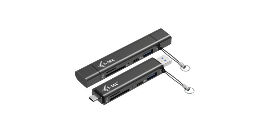 i-tec USB-C/USB-A Dongle SD, TF and 2x USB (1x USB-A, 1x USB-C)
