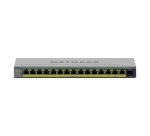 NETGEAR GS116EPP Géré L2/L3 Gigabit Ethernet (10/100/1000) Connexion Ethernet, supportant l'alimentation via ce port (PoE) Gris