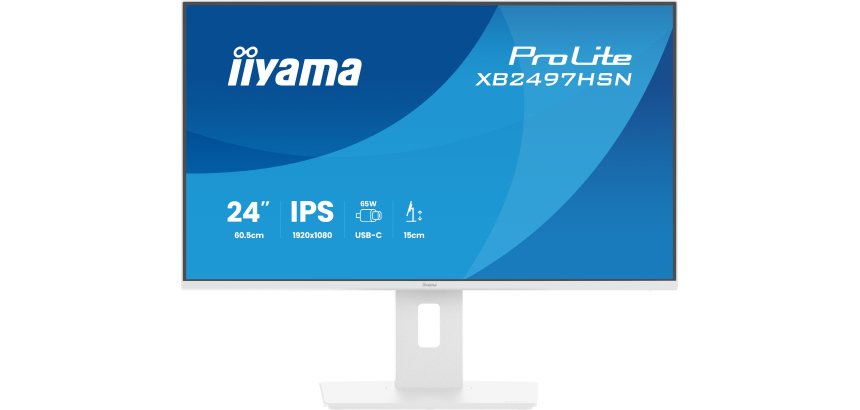 iiyama ProLite XB2497HSN-W1 écran plat de PC 60,5 cm (23.8") 1920 x 1080 pixels Full HD LED Blanc