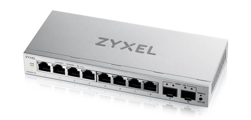 Zyxel GS1200-10v3 Managed L2 Gigabit Ethernet (10/100/1000) Desktop Grey