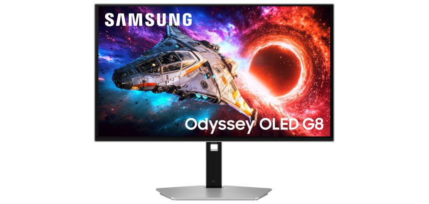 Samsung G80SH écran plat de PC 68,6 cm (27") 3840 x 2160 pixels 4K Ultra HD OLED Argent