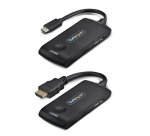StarTech.com Extension Sans Fil USB-C vers HDMI pour Salles de Réunion et Espaces de Travail Collaboratifs, 4K 60Hz, Portée de 20m, Alimentation par USB, Kit Émetteur-Récepteur Plug-and-Play