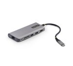 StarTech.com Adaptateur Multiport USB-C vers HDMI, Recharge PD 140W, 4K 60Hz, Hub USB 3 Ports 10 Gbps, Lecteur de Carte SD, 2,5 GbE, Mini Dock pour MacBook / Dell / ThinkPad / HP