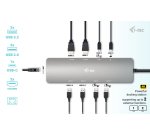 i-tec Metal USB-C Nano 2x Display Docking Station with PD 100 W + Charger 100W
