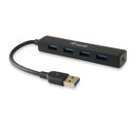 Equip 128953 hub di interfaccia USB 3.2 Gen 1 (3.1 Gen 1) Type-A 5000 Mbit/s Nero