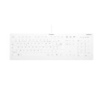 Contour Design Active Key Contour QuickClean Clavier Médical Housse Amovible Full-Size Filaire Blanc C8112