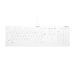 Contour Design Active Key Contour QuickClean Clavier Médical Housse Amovible Full-Size Filaire Blanc C8112